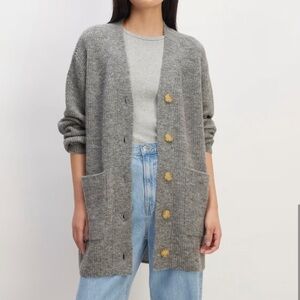 Everlane Alpaca Blend Long Cardigan Sweater XS